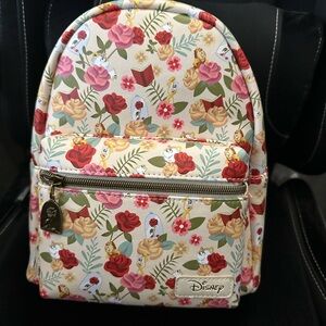 Disney Cream Floral Backpack
